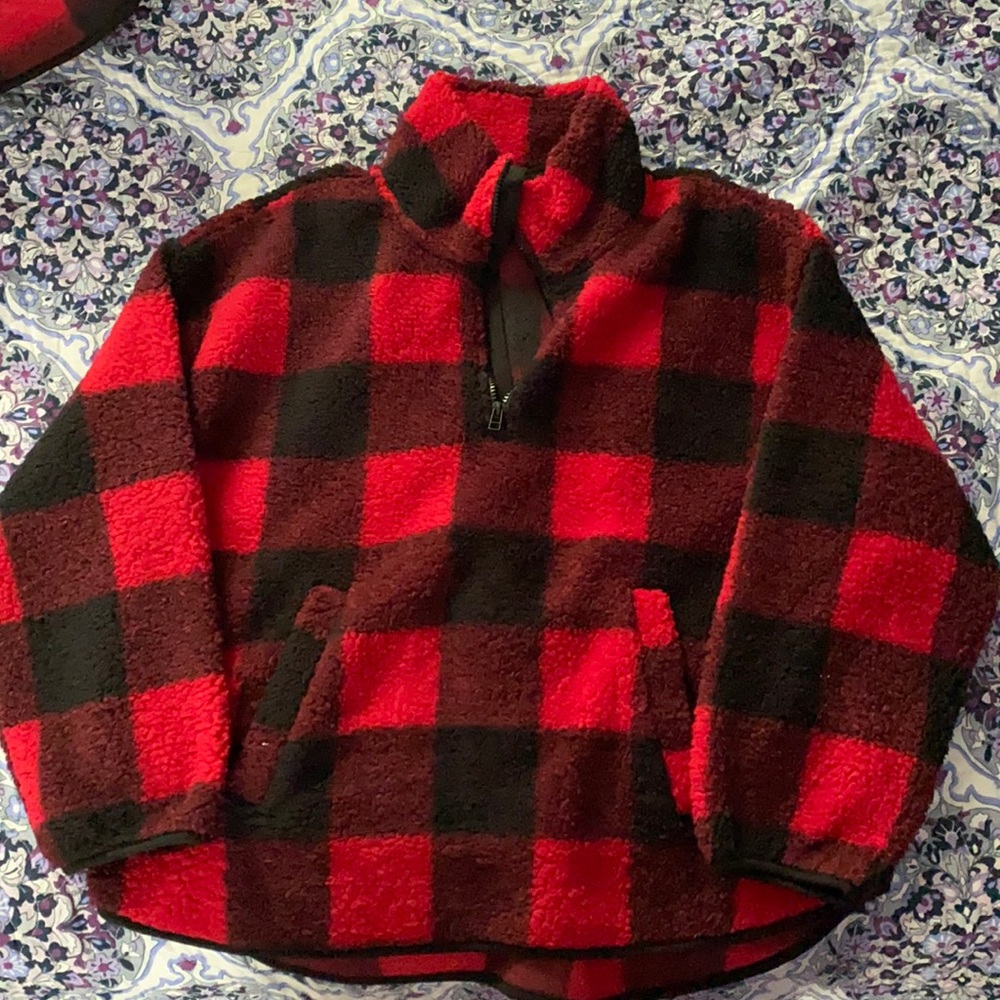 💥FLASH SALE💥Super cozy quarter-zip Sherpa jacket